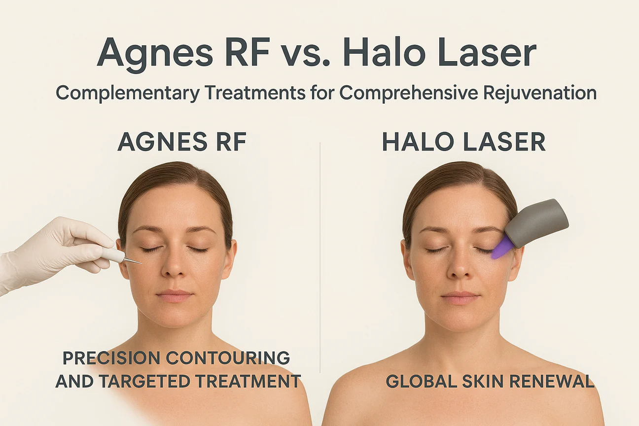 Agnes RF or Halo Laser? Understanding the Difference (and Why You May Need Both)