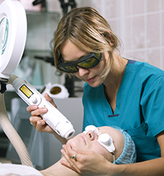 Picture of Laser Before and After